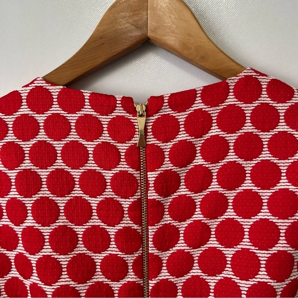 Kate Spade Cory Dress Red Polka Dot Fit & Flare